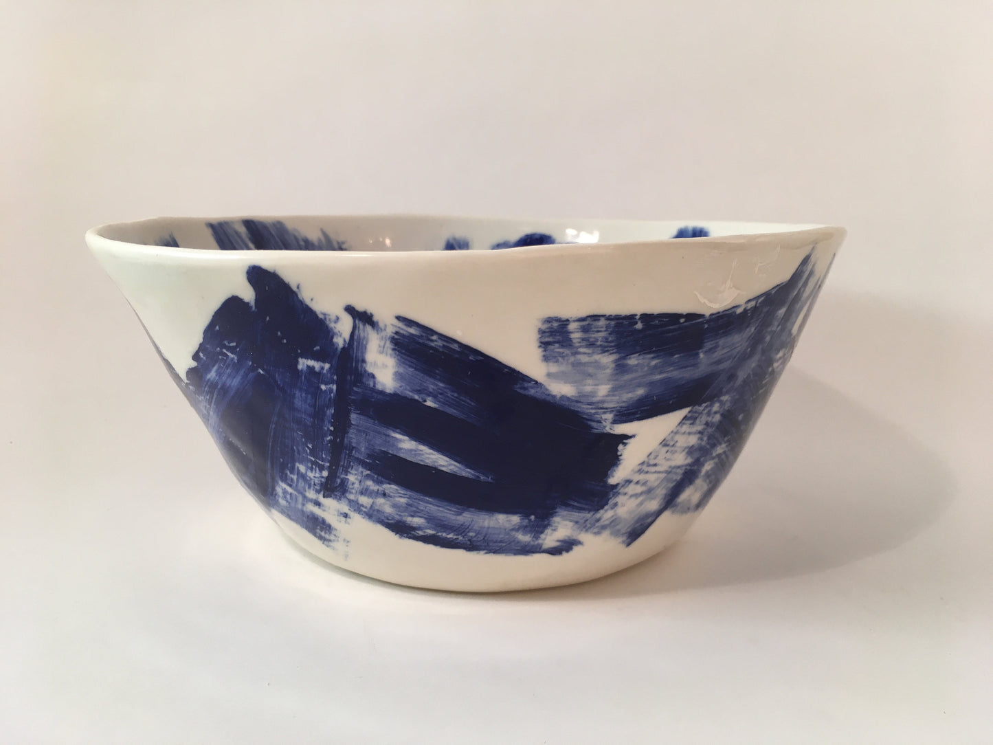 Porcelain Bowl with Blue Marks