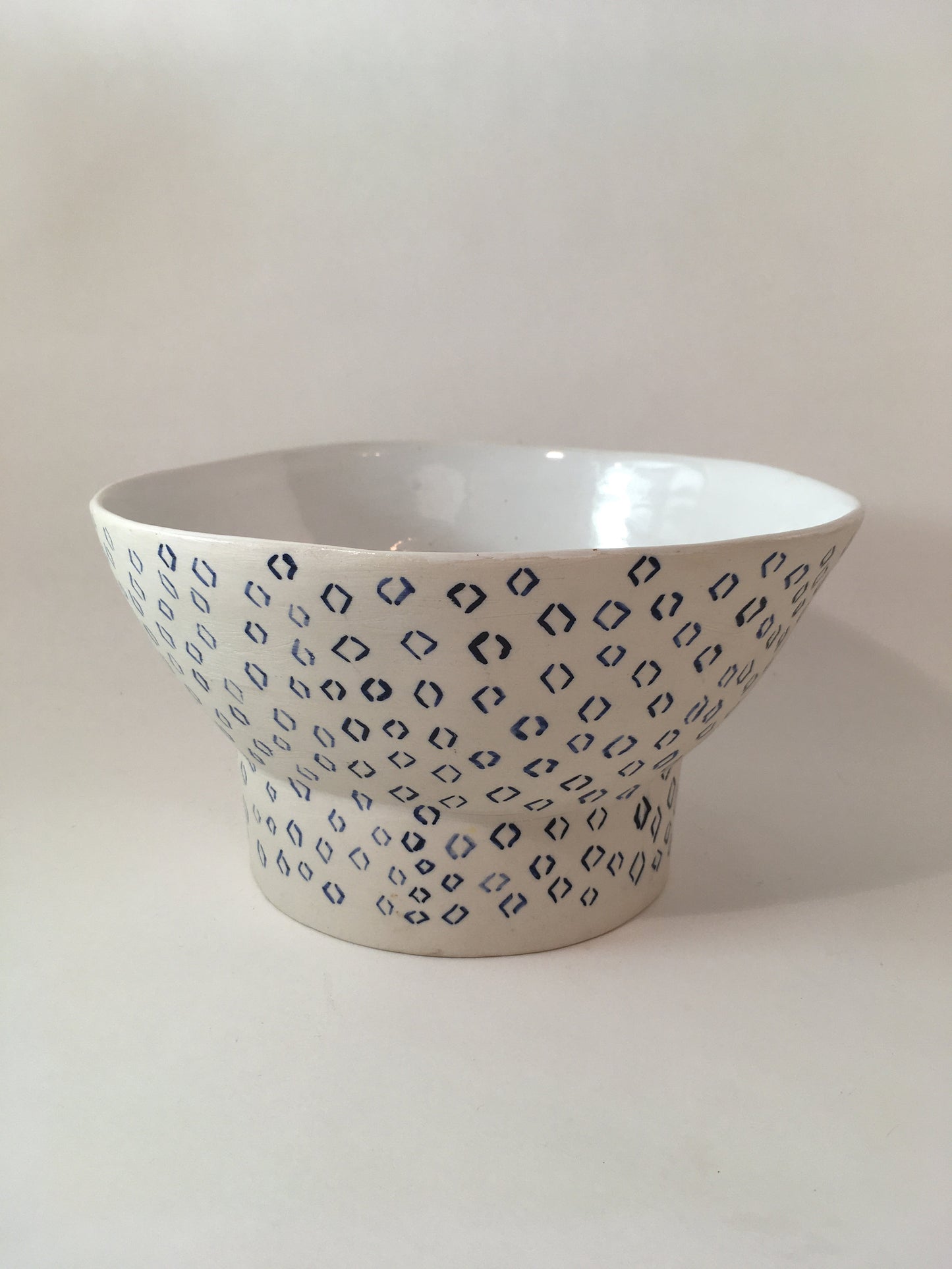 Porcelain Bowl with Cobalt Marks