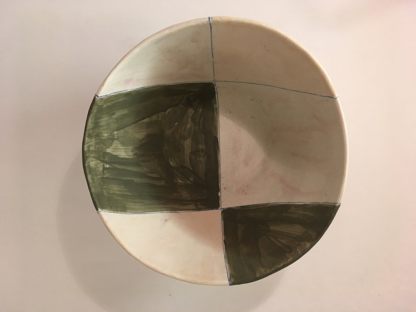 Abstract Porcelain Bowl