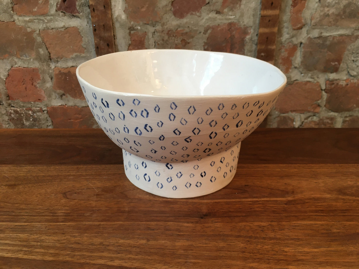 Porcelain Bowl with Cobalt Marks