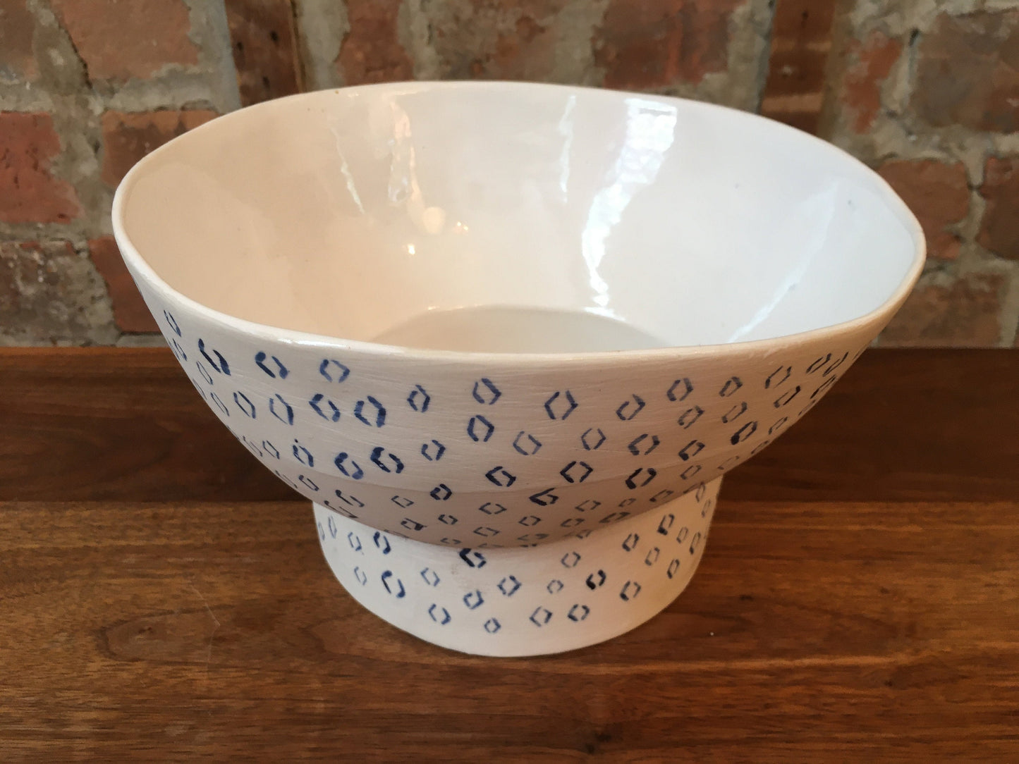 Porcelain Bowl with Cobalt Marks