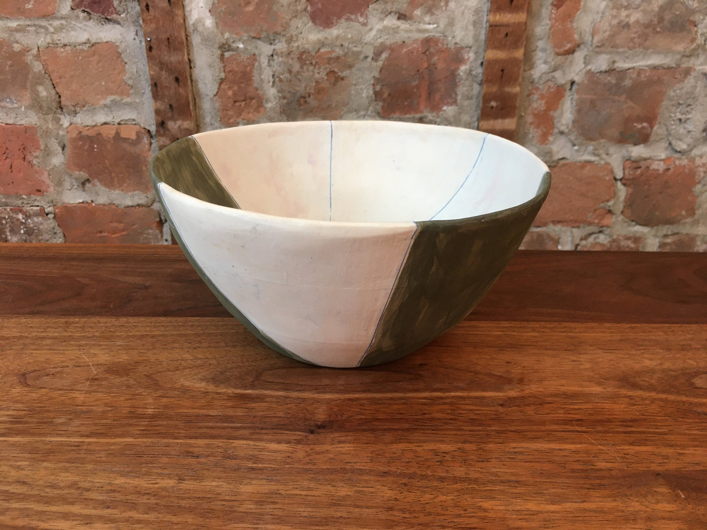 Abstract Porcelain Bowl