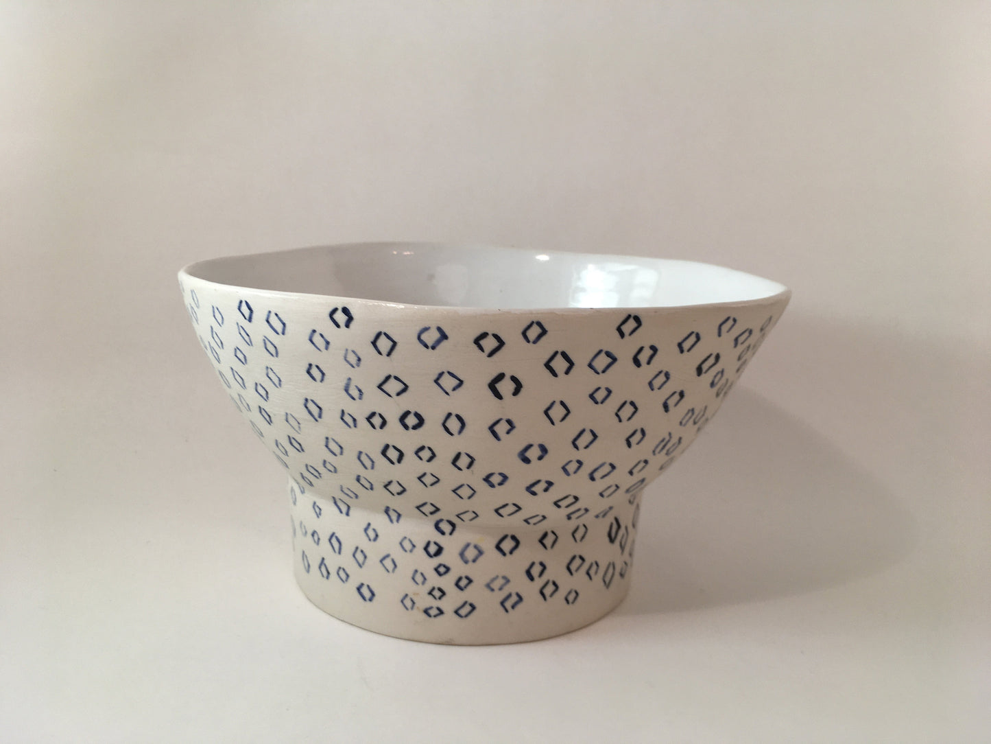 Porcelain Bowl with Cobalt Marks