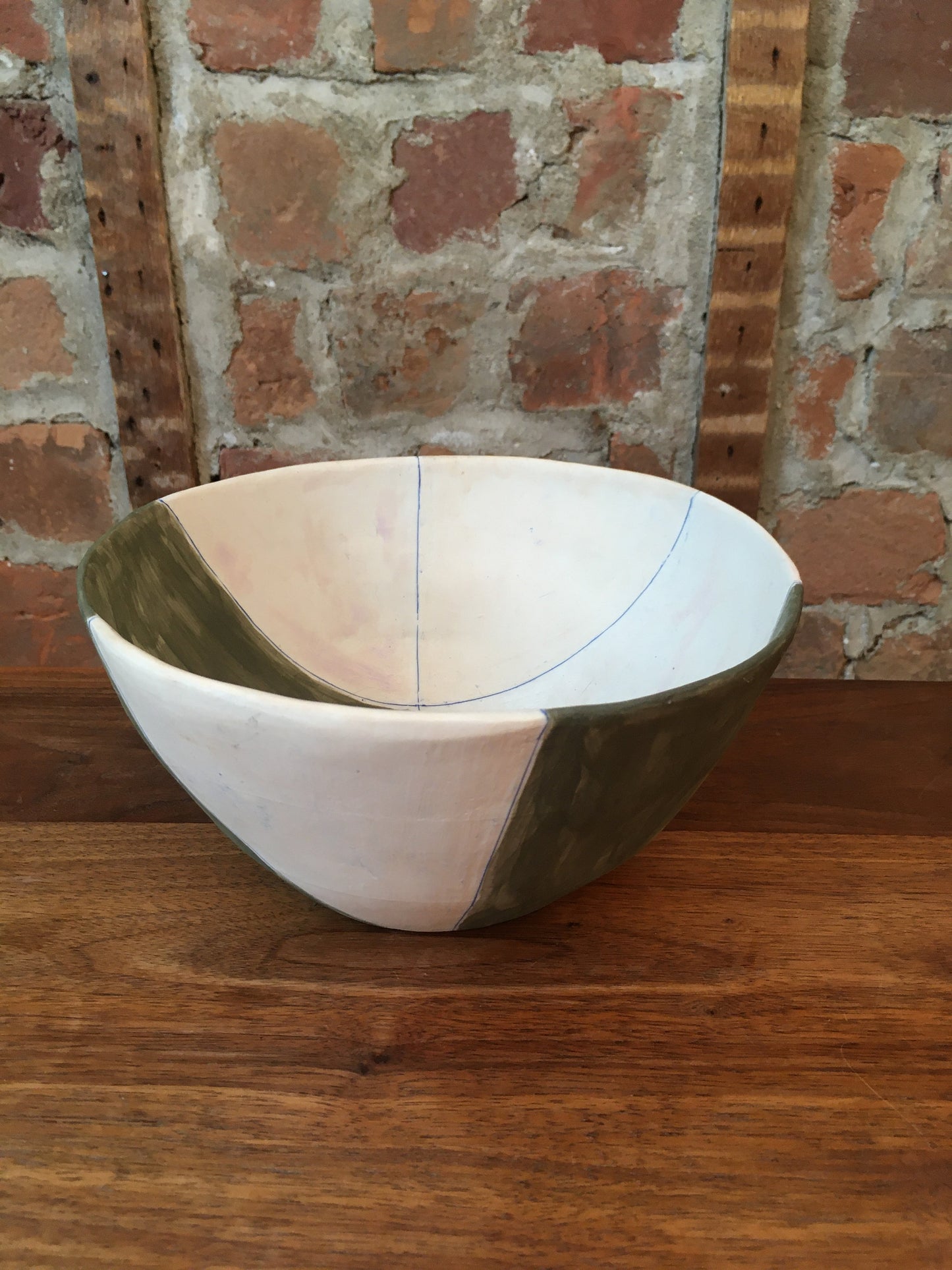 Abstract Porcelain Bowl