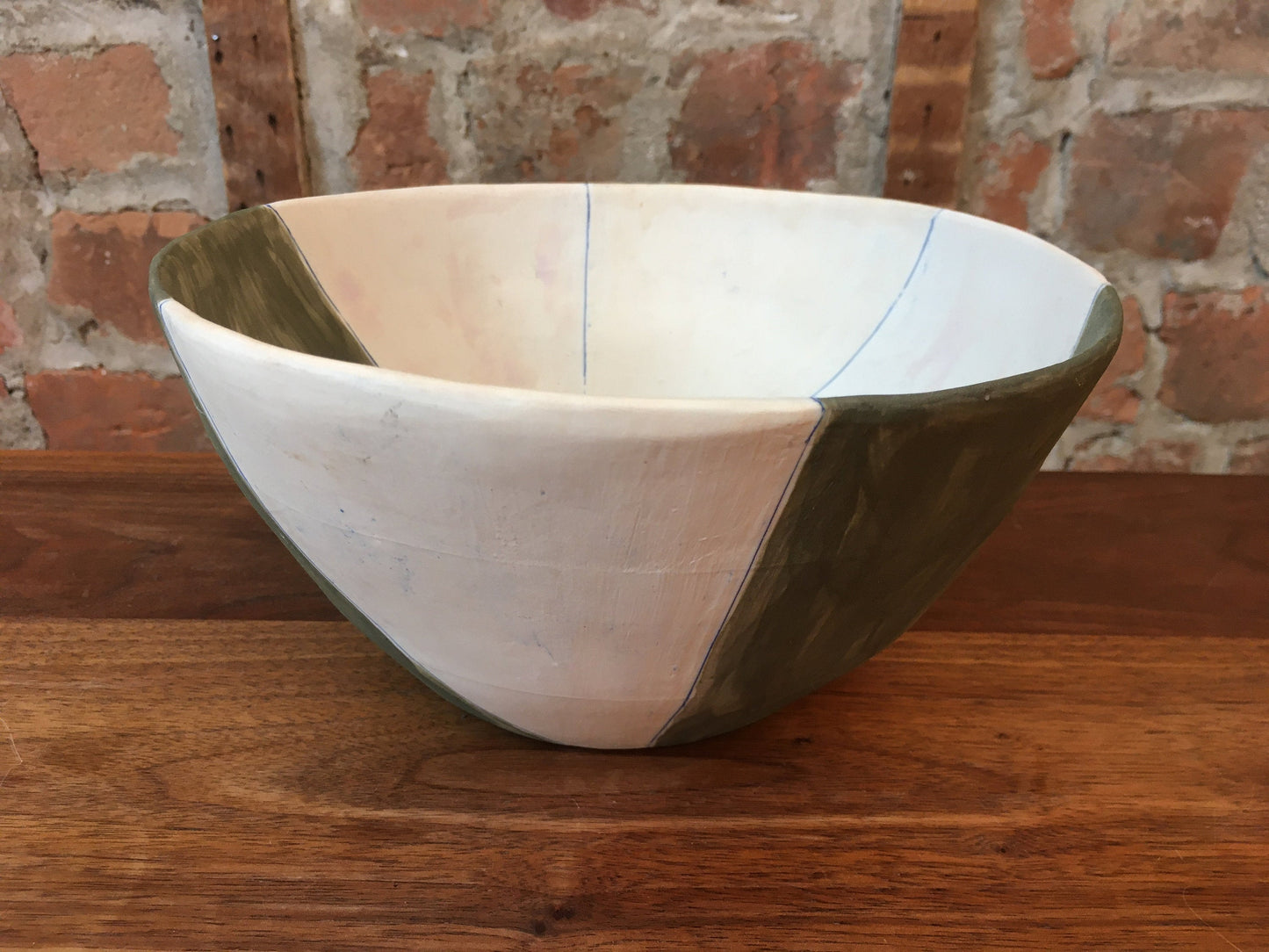 Abstract Porcelain Bowl