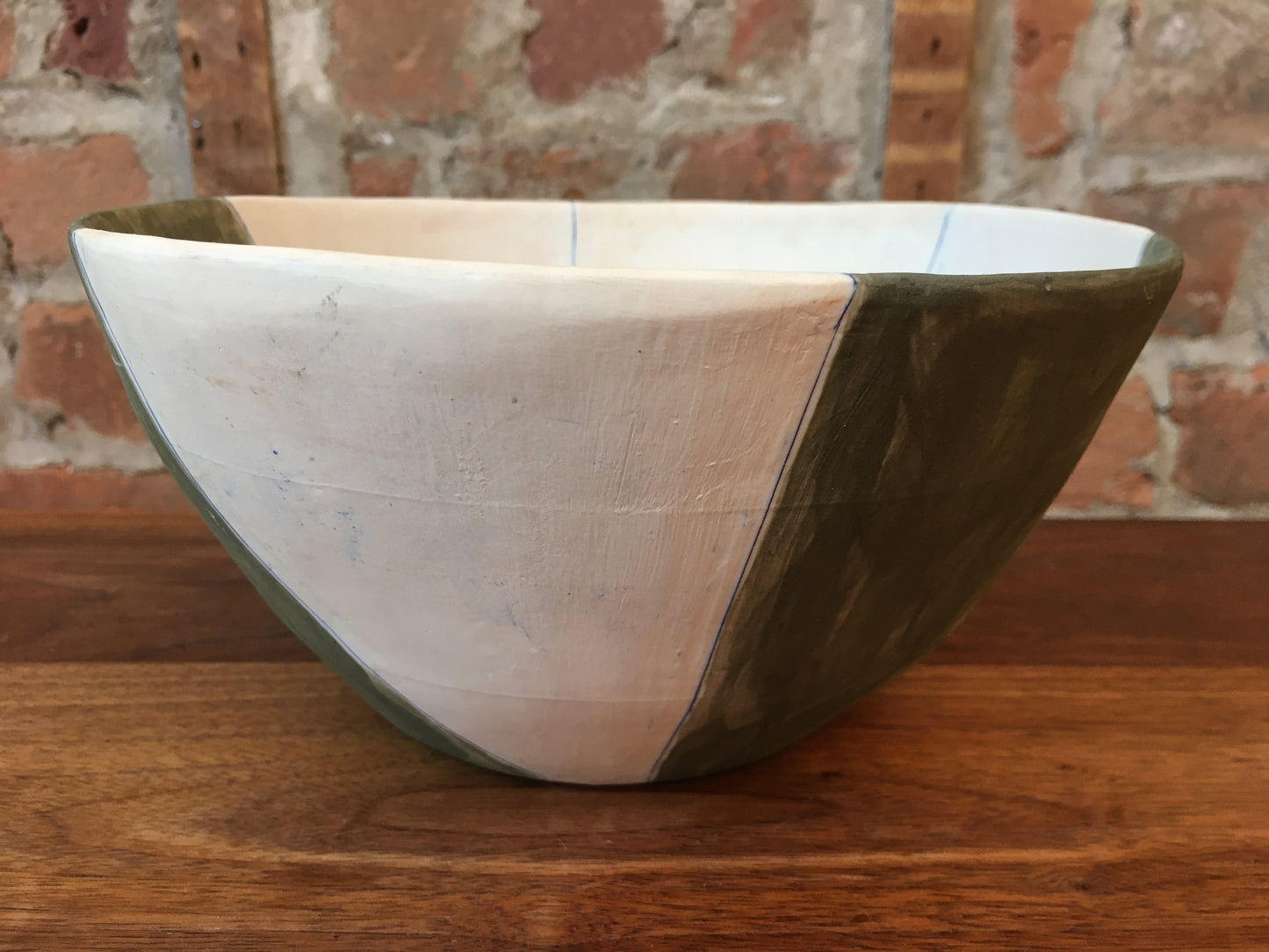 Abstract Porcelain Bowl